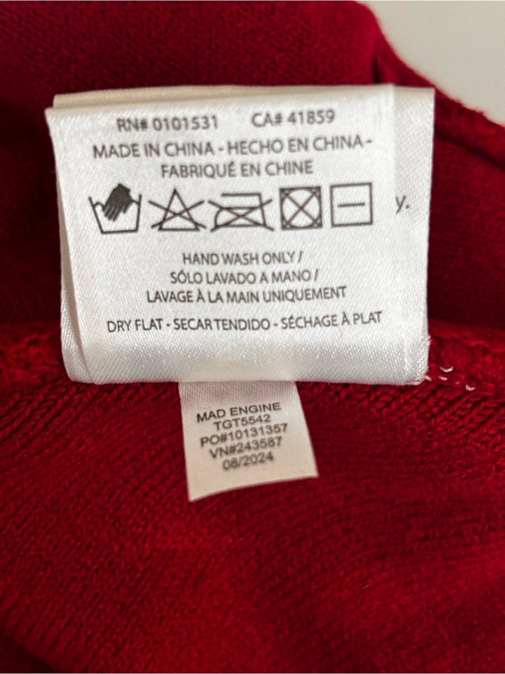 Coke Red Checked Beanie NWT - Picture 6 of 6